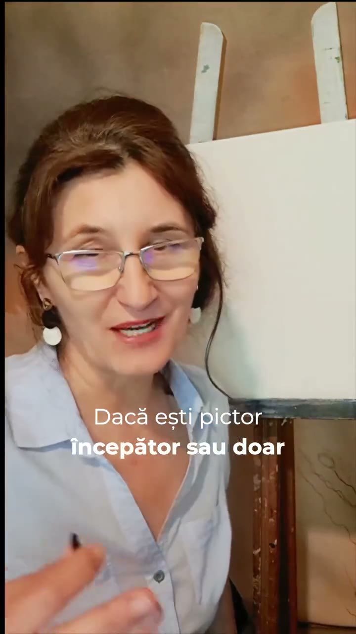 Cadru dintr-un video de promovare pentru cursurile Marianei Șerban